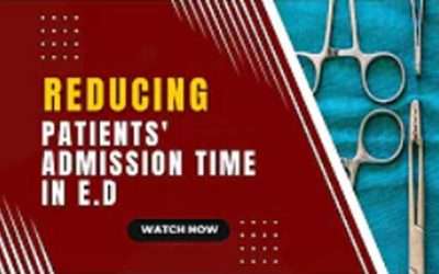 Reducing Patients’ Admission Time In Emergency Department